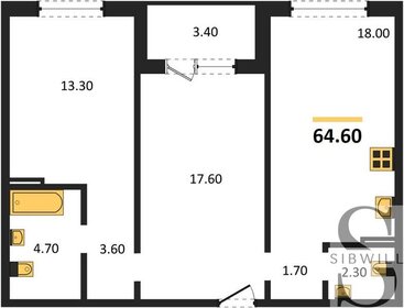 56,4 м², 2-комнатная квартира 5 365 000 ₽ - изображение 23