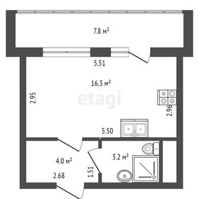 Квартира 30,5 м², студия - изображение 2