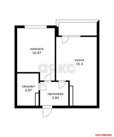 Квартира 34,8 м², 1-комнатная - изображение 1