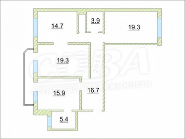 Квартира 96,1 м², 3-комнатная - изображение 5