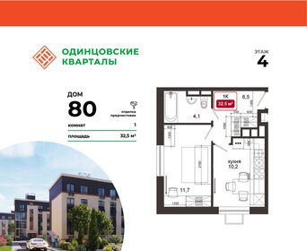 32,3 м², 1-комнатная квартира 7 112 000 ₽ - изображение 44