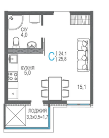 29 м², 1-комнатная квартира 10 000 000 ₽ - изображение 30