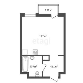 Квартира 31 м², 1-комнатная - изображение 1