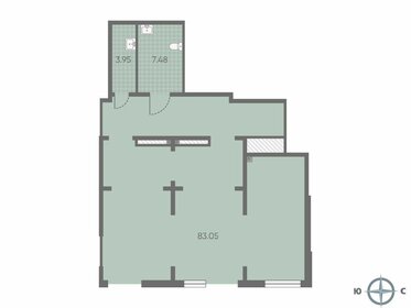 93,5 м², помещение свободного назначения - изображение 5