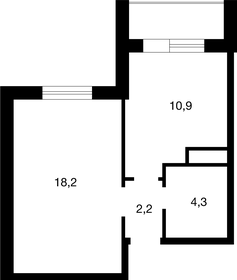 Квартира 35,6 м², 1-комнатная - изображение 1