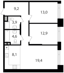 75 м², 3-комнатная квартира 26 100 000 ₽ - изображение 131