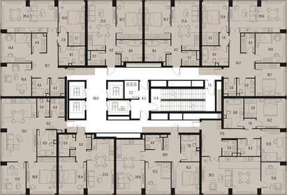 131,2 м², 5-комнатная квартира 70 834 880 ₽ - изображение 15