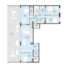 Квартира 224,8 м², 4-комнатная - изображение 1