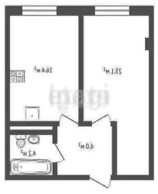 45,3 м², 1-комнатная квартира 3 500 000 ₽ - изображение 22