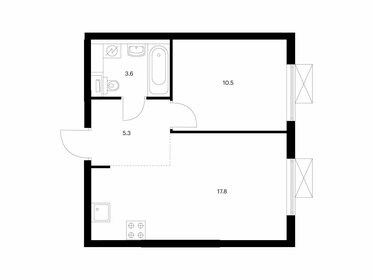 Квартира 37,2 м², 1-комнатная - изображение 1