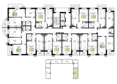 35,8 м², 1-комнатная квартира 3 200 000 ₽ - изображение 61