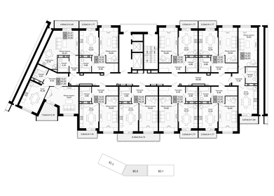 45 м², 1-комнатная квартира 2 900 000 ₽ - изображение 110