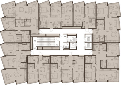52,4 м², 2-комнатная квартира 56 251 084 ₽ - изображение 24