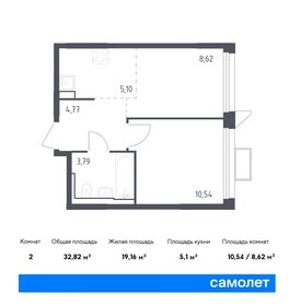 35,5 м², 2-комнатная квартира 12 850 000 ₽ - изображение 61