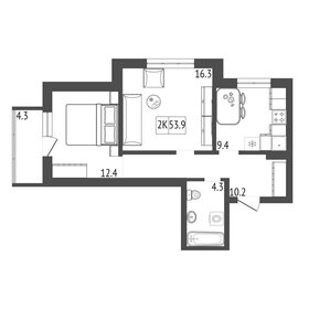 65,5 м², 3-комнатная квартира 6 499 000 ₽ - изображение 38