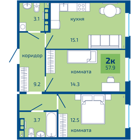 36 м², 1-комнатная квартира 75 000 ₽ в месяц - изображение 59