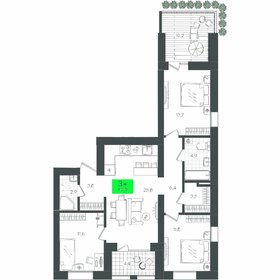 89 м², 3-комнатная квартира 13 000 000 ₽ - изображение 83