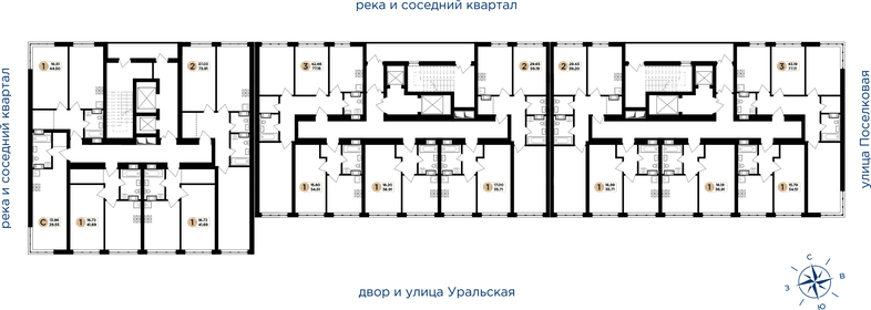 29,6 м², квартира-студия 2 955 000 ₽ - изображение 74
