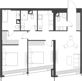 87 м², 3-комнатные апартаменты 53 600 000 ₽ - изображение 131