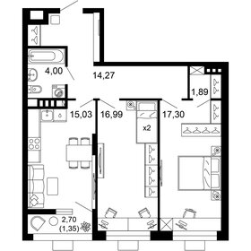 72 м², 3-комнатная квартира 8 700 000 ₽ - изображение 111