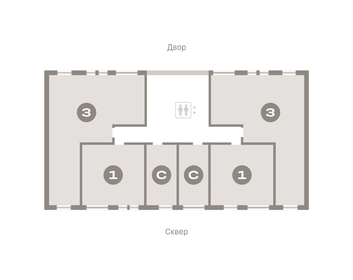 Квартира 83,9 м², 3-комнатная - изображение 2