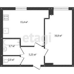 Квартира 35,2 м², 1-комнатная - изображение 1