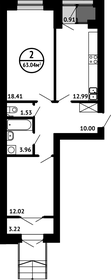 Квартира 63 м², 2-комнатная - изображение 1