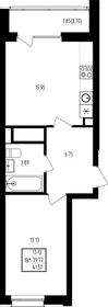 41,6 м², 1-комнатная квартира 8 630 000 ₽ - изображение 12