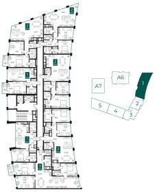 85,3 м², 2-комнатная квартира 11 940 600 ₽ - изображение 13