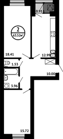 63,5 м², 2-комнатная квартира 7 940 000 ₽ - изображение 18
