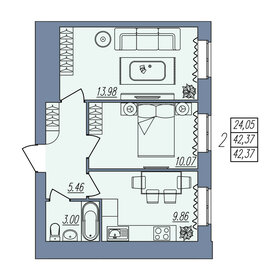 43 м², 2-комнатная квартира 4 295 000 ₽ - изображение 6