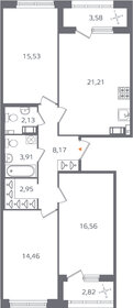 126 м², 3-комнатная квартира 38 200 000 ₽ - изображение 127