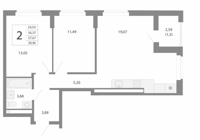 27 м², апартаменты-студия 8 200 000 ₽ - изображение 73
