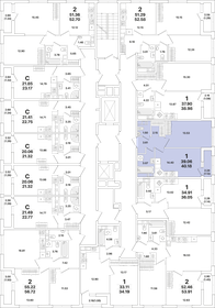 42,5 м², 2-комнатная квартира 8 100 000 ₽ - изображение 96