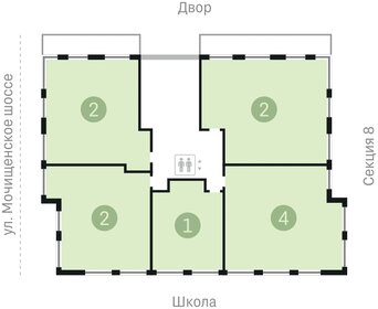 59,6 м², 2-комнатная квартира 9 330 000 ₽ - изображение 23