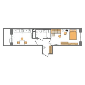 30,4 м², 1-комнатная квартира 3 900 000 ₽ - изображение 49