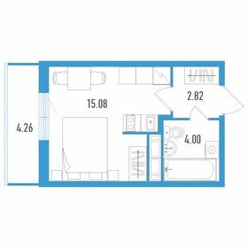 Квартира 23,2 м², студия - изображение 1