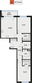 165,1 м², 4-комнатная квартира 24 990 000 ₽ - изображение 147