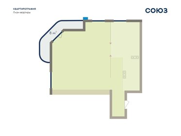 33,2 м², 1-комнатная квартира 3 500 000 ₽ - изображение 66