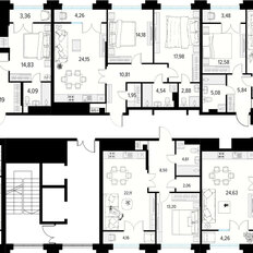 Квартира 79,5 м², 2-комнатная - изображение 2