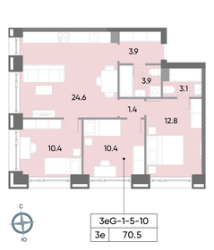 99 м², 4-комнатная квартира 26 000 000 ₽ - изображение 54