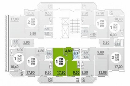 27 м², 1-комнатная квартира 21 000 ₽ в месяц - изображение 71