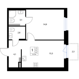 54,7 м², 2-комнатная квартира 7 400 000 ₽ - изображение 79