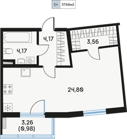 65 м², 3-комнатная квартира 12 750 000 ₽ - изображение 154