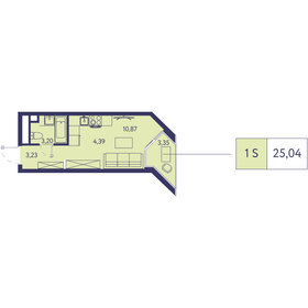 31,4 м², 1-комнатная квартира 7 800 000 ₽ - изображение 88