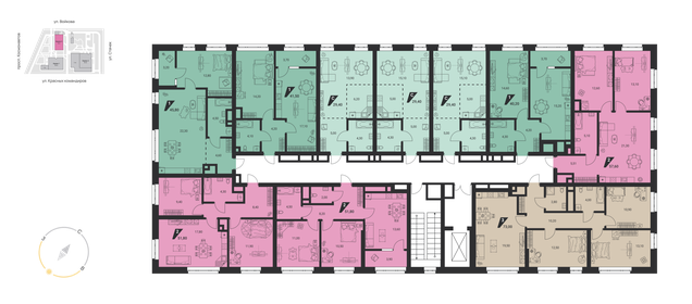 71,1 м², 3-комнатная квартира 8 700 000 ₽ - изображение 65