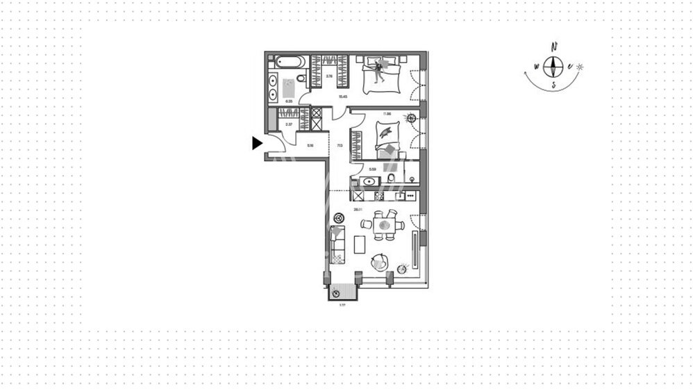 85,7 м², 3-комнатная квартира 85 000 000 ₽ - изображение 21