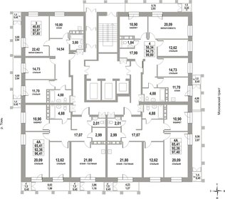 138 м², 3-комнатная квартира 13 400 000 ₽ - изображение 58