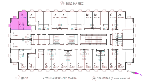 37,5 м², 1-комнатная квартира 17 638 612 ₽ - изображение 22