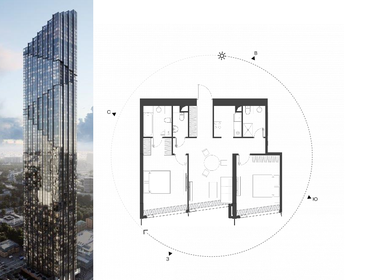 77,4 м², 2-комнатные апартаменты 56 990 000 ₽ - изображение 21